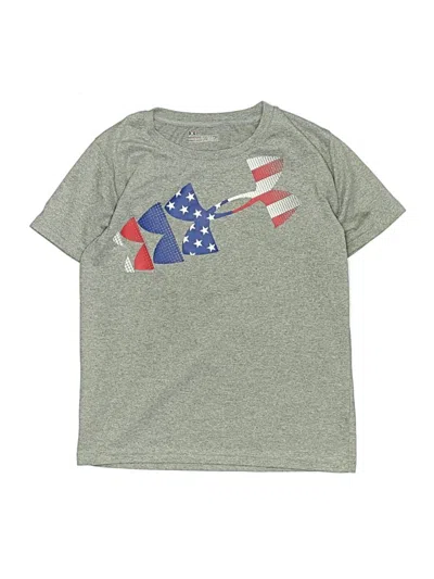 Pre-owned Under Armour Kids' Short Sleeve T-shirt In Gray