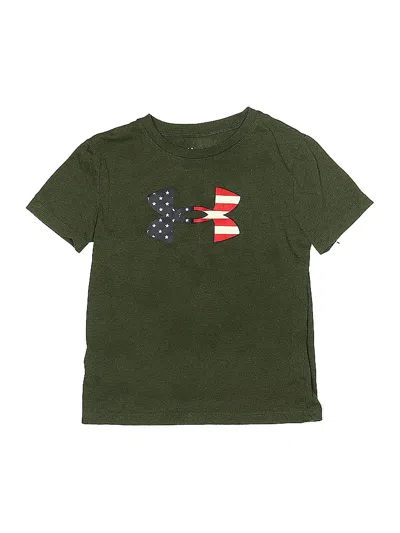 Pre-owned Under Armour Kids' Short Sleeve T-shirt In Green
