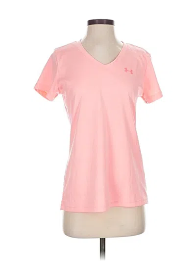 Pre-owned Under Armour Short Sleeve T-shirt In Pink