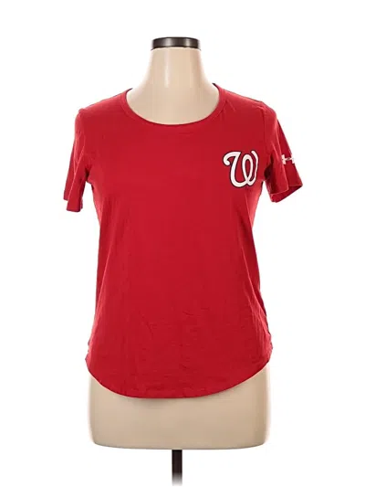 Pre-owned Under Armour Short Sleeve T-shirt In Red