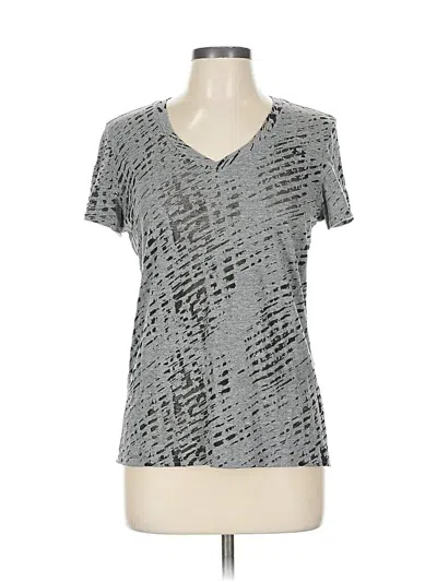 Pre-owned Under Armour Short Sleeve T-shirt In Silver