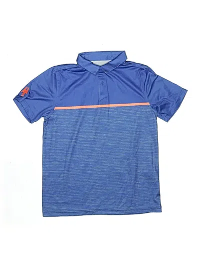 Pre-owned Under Armour Kids' Short Sleeve Top Blue Tops