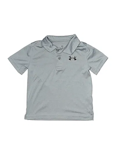 Pre-owned Under Armour Kids' Short Sleeve Top Gray Tops