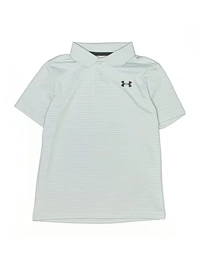Pre-owned Under Armour Kids' Short Sleeve Top Silver Tops