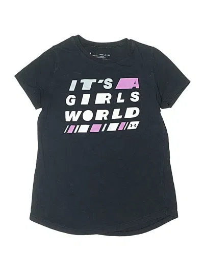 Pre-owned Under Armour Kids' Short Sleeve T-shirt In Black
