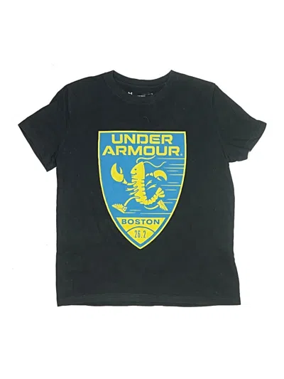 Pre-owned Under Armour Kids' Short Sleeve T-shirt In Black