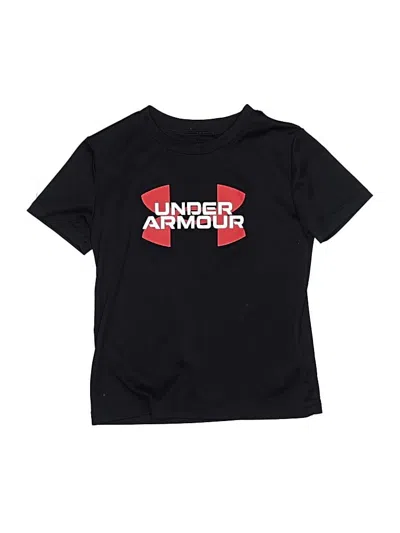 Pre-owned Under Armour Kids' Short Sleeve T-shirt In Black