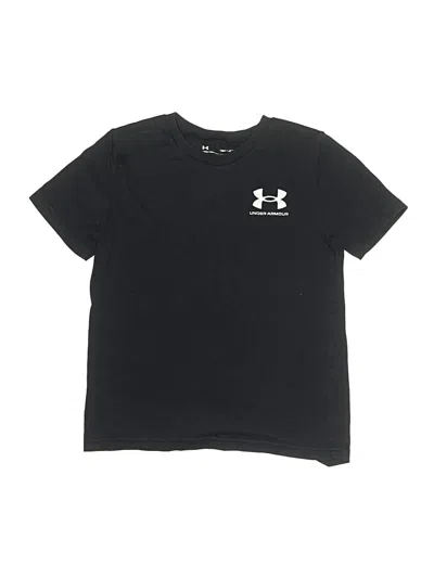 Pre-owned Under Armour Kids' Short Sleeve T-shirt In Black