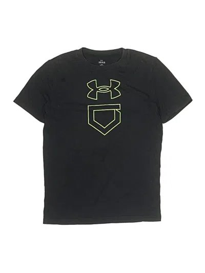Pre-owned Under Armour Kids' Short Sleeve T-shirt In Black