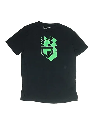 Pre-owned Under Armour Kids' Short Sleeve T-shirt In Black