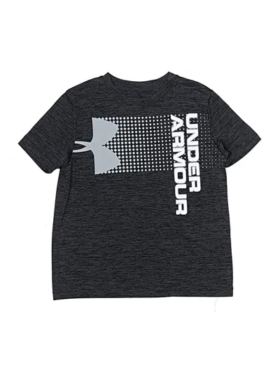 Pre-owned Under Armour Kids' Short Sleeve T-shirt In Black
