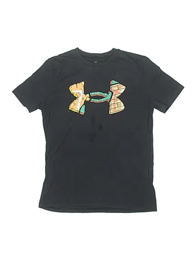 Pre-owned Under Armour Kids' Short Sleeve T-shirt In Black