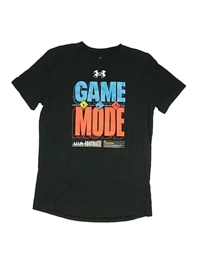 Pre-owned Under Armour Kids' Short Sleeve T-shirt In Black