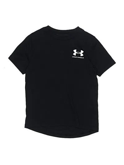 Pre-owned Under Armour Kids' Short Sleeve T-shirt In Black