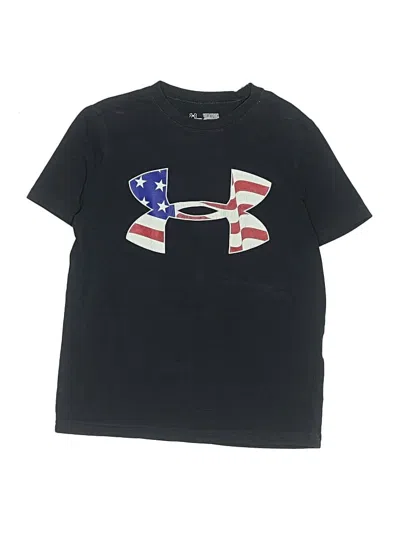 Pre-owned Under Armour Kids' Short Sleeve T-shirt In Black