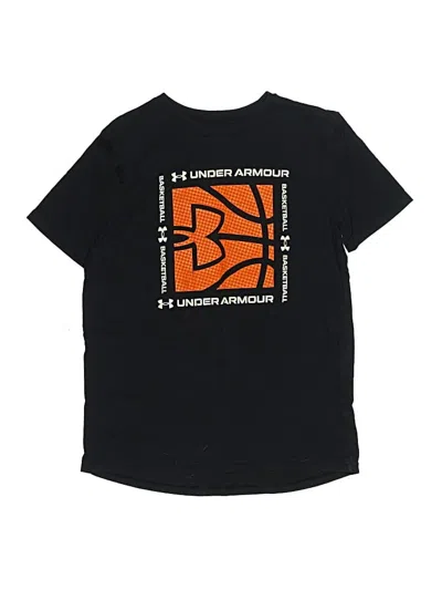 Pre-owned Under Armour Kids' Short Sleeve T-shirt In Black