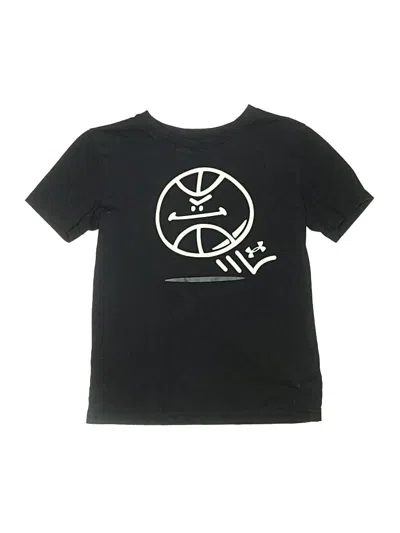 Pre-owned Under Armour Kids' Short Sleeve T-shirt In Black