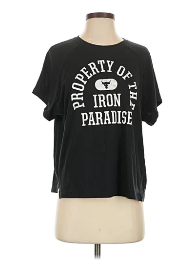 Pre-owned Under Armour Short Sleeve T-shirt In Black