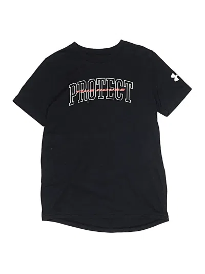 Pre-owned Under Armour Kids' Short Sleeve T-shirt In Black