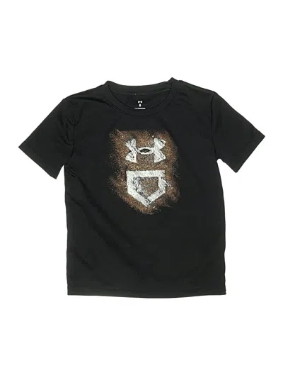 Pre-owned Under Armour Kids' Short Sleeve T-shirt In Black