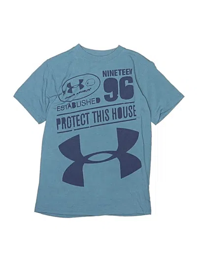 Pre-owned Under Armour Kids' Short Sleeve T-shirt In Blue