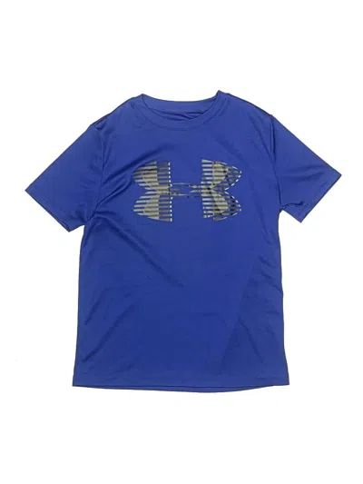 Pre-owned Under Armour Kids' Short Sleeve T-shirt In Blue