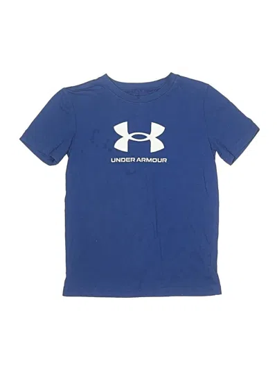 Pre-owned Under Armour Kids' Short Sleeve T-shirt In Blue
