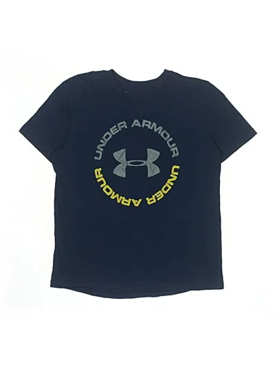 Pre-owned Under Armour Kids' Short Sleeve T-shirt In Blue