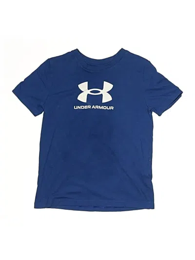Pre-owned Under Armour Kids' Short Sleeve T-shirt In Blue