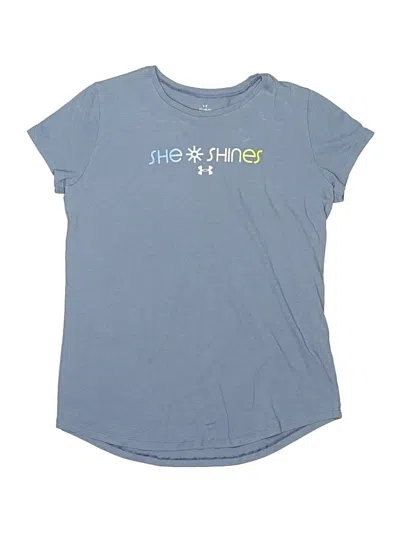 Pre-owned Under Armour Kids' Short Sleeve T-shirt In Blue