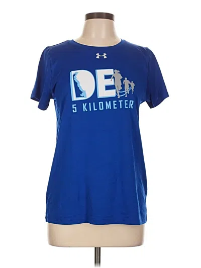 Pre-owned Under Armour Short Sleeve T-shirt In Blue