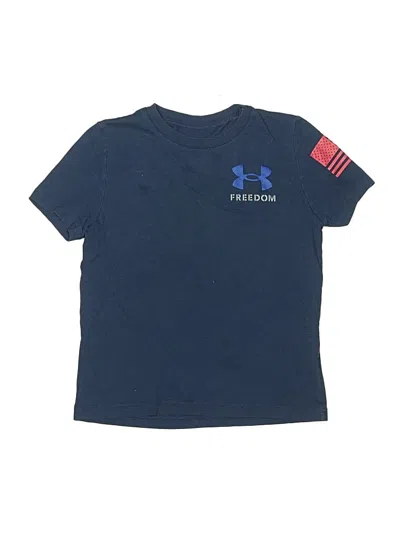 Pre-owned Under Armour Kids' Short Sleeve T-shirt In Blue