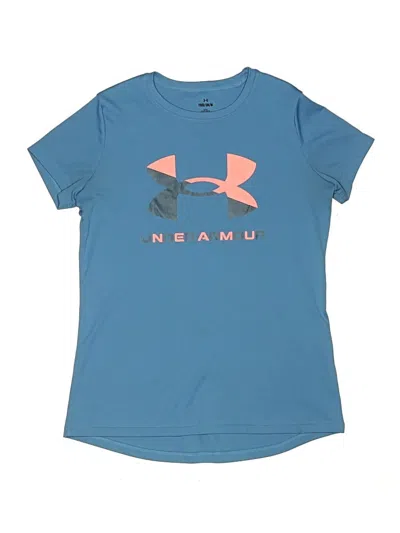 Pre-owned Under Armour Kids' Short Sleeve T-shirt In Blue