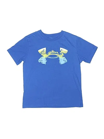 Pre-owned Under Armour Kids' Short Sleeve T-shirt In Blue