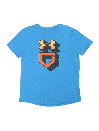 Pre-owned Under Armour Kids' Short Sleeve T-shirt In Blue