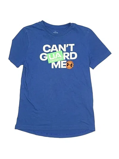 Pre-owned Under Armour Kids' Short Sleeve T-shirt In Blue
