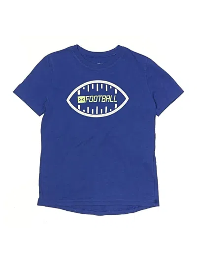 Pre-owned Under Armour Kids' Short Sleeve T-shirt In Blue
