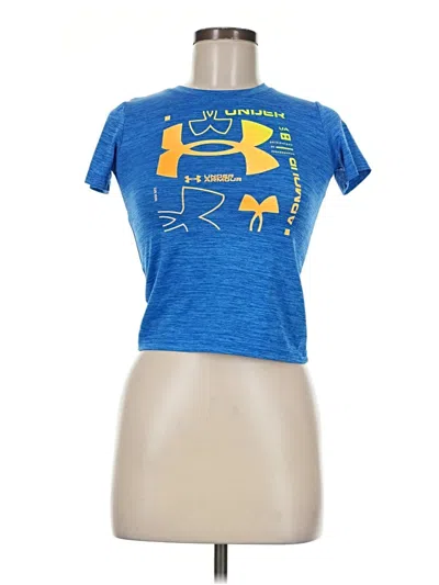 Pre-owned Under Armour Short Sleeve T-shirt In Blue