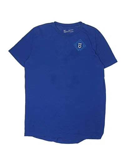 Pre-owned Under Armour Kids' Short Sleeve T-shirt In Blue