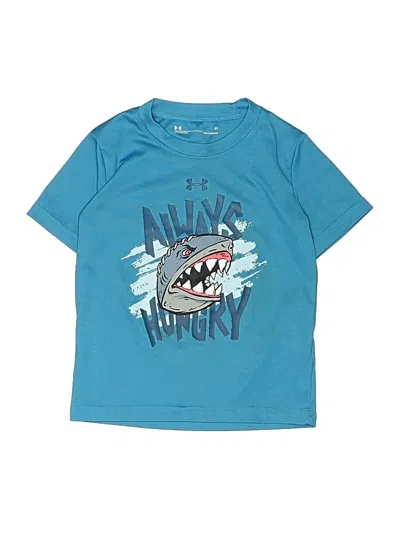 Pre-owned Under Armour Kids' Short Sleeve T-shirt In Blue