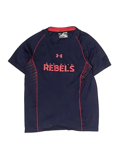 Pre-owned Under Armour Kids' Short Sleeve T-shirt In Blue