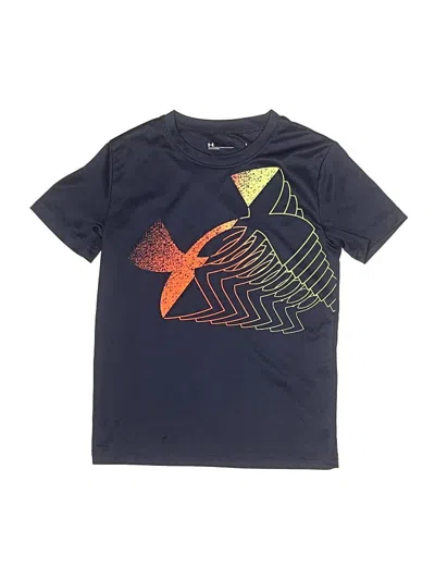 Pre-owned Under Armour Kids' Short Sleeve T-shirt In Blue