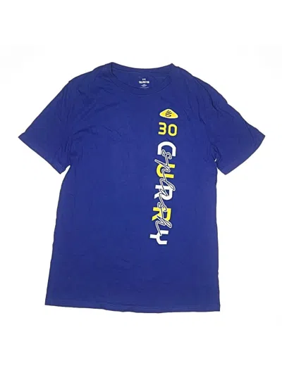 Pre-owned Under Armour Kids' Short Sleeve T-shirt In Blue