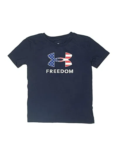 Pre-owned Under Armour Kids' Short Sleeve T-shirt In Blue