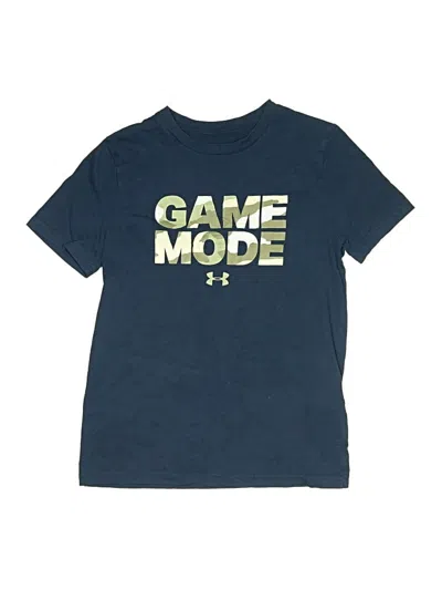 Pre-owned Under Armour Kids' Short Sleeve T-shirt In Blue