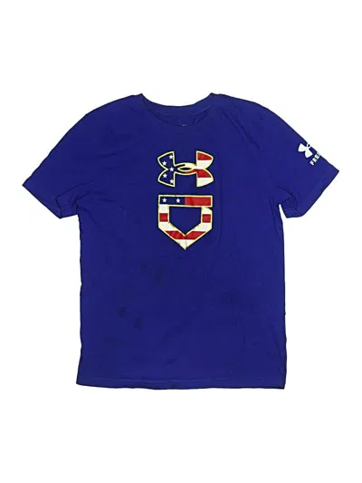 Pre-owned Under Armour Kids' Short Sleeve T-shirt In Blue