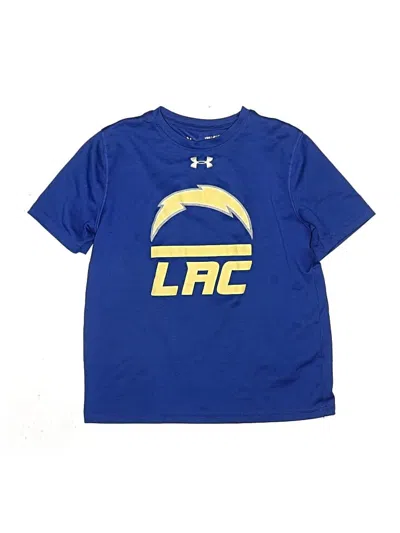 Pre-owned Under Armour Kids' Short Sleeve T-shirt In Blue