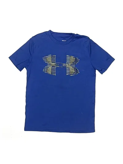 Pre-owned Under Armour Kids' Short Sleeve T-shirt In Blue
