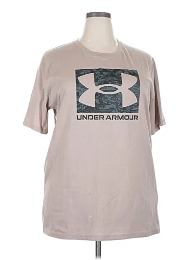 Pre-owned Under Armour Short Sleeve T-shirt In Brown