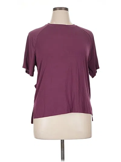 Pre-owned Under Armour Short Sleeve T-shirt In Burgundy